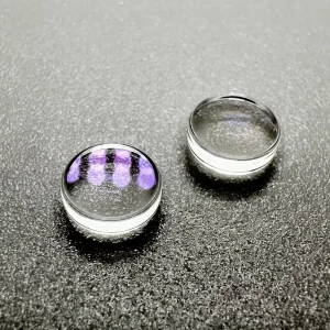 6.35mm Aspherical Optical Glass Collimator Lens EFL 4.61mm 6.43mm 10mm 12mm AR Coating