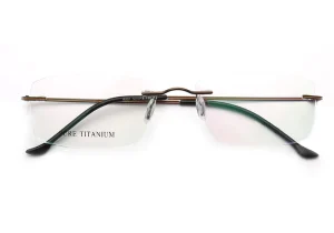 6501Business grade Pure Titanium Spectacle Frames Do Not Press Against the Nose and Are Unlikely to Break. Optical Glasses