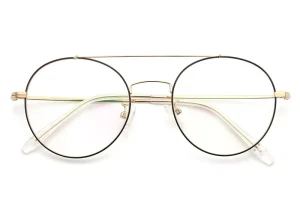 6963 Vintage Metal Blue-Light-Blocking Eyeglass Frames