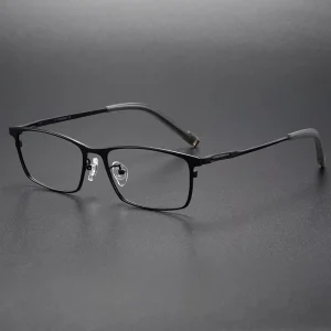 80857 Vintage Pure Titanium Eyeglass Frames for Women and Men