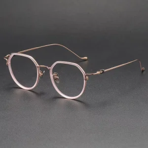 80925 Square Metal Optical Frame Vintage Korea Eyewear