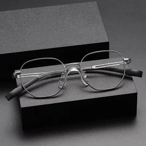 80942 Titanium Optical Eyeglass Frame for Men and Women