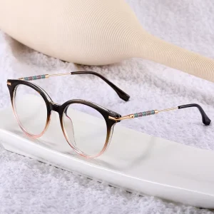 81097 Round Frame Optical Glasses Anti-Blue Light