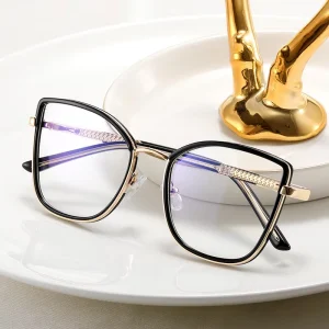 82182 Women’s Blue Light Blocking Optical Prescription Eyeglass Frames, Blue