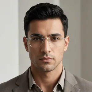 87291 Men’s Titanium Alloy Eyeglass Frames