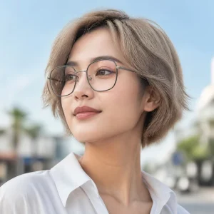 88212 Large Titanium Optical Eyeglass Frames