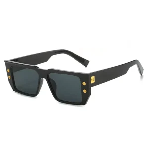 88837 Luxury Retro Rectangle Customized Sunglasses Fashionable Thick Sunglasses for Men Women Shades Unisex