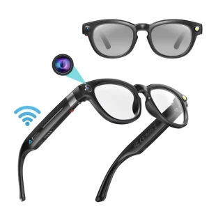 8MP HD Photo Glasses Anti-Shake Camera Bluetooth Calls Music Playback AI Translation Smart Glasses