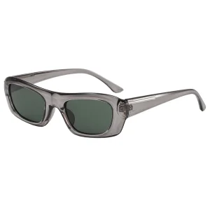 90s Style Premium Slim Narrow Rectangle Sunglasses Luxury Designer Brand Trend Cat Eye Oculos De Sol with UV400 Protection
