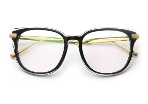9152 Plastic Metal Eyeglass Frames Anti-Allergic Non-Fading Non-Deforming
