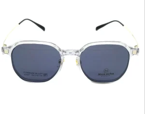 92807 Magnetic Clip-On Glasses 2-in-1 Multi-Function Sunglasses Men’s Eyeglass Frame