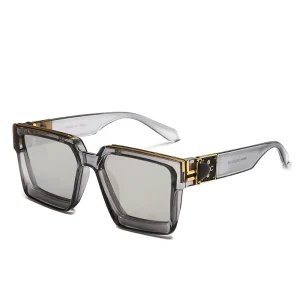 96006 Square Plastic Sunglasses for Men and Women