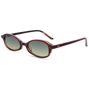 9651 Summer New Design Polygonal Small Frame High Quality Acetate Sunglasses for Men and Women UV400 Nylon Lenses