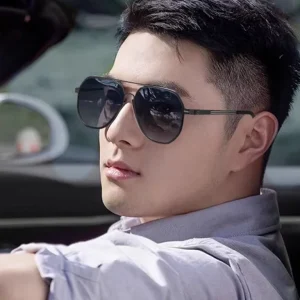9801 Lightweight Pilot Polarized UV400 Sunglasses for Men and Women Driving Cycling