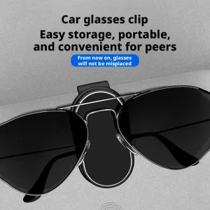 ABS and Silicone Sunglass Clip for Car Sun Visor