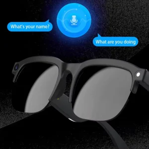 AG02 Smart Glasses with 8MP HD Camera, Bluetooth Audio Calls, Wi-Fi Transfer and Video Recording