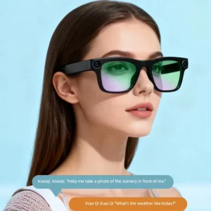 AG03 AI Smart Glasses 800W HD Camera WiFi Transfer ChatGPT Gemini Gesture Control AI Translation Photography