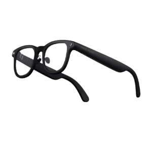 AI Camera Smart Glasses Wireless Bluetooth Audio Voice Control Lightweight Frame