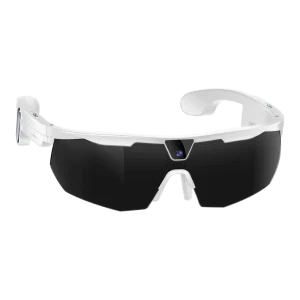 AI Smart Eyewear with 4K Video, 8MP Camera, IP66 Waterproofing, Wi-Fi Photo and Video Transfer, Noise Reduction and Wear Detection