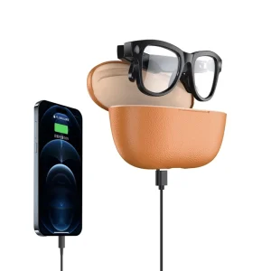 AI Smart Glasses 800W Camera AI Object Recognition Translation Rechargeable Reverse-Charging Case
