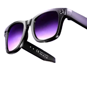 AI Smart Glasses 8MP Camera Video Recording 20+ Languages Translation Sunglasses Call Music Playback Men Women