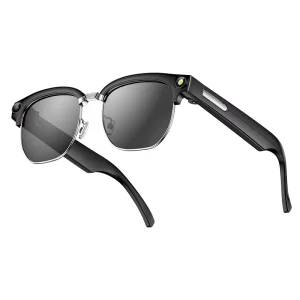 AI Smart Glasses Camera Translation AR Touch Button Control Magnetic Charging Eyewear
