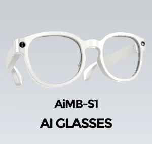 AI Smart Glasses S1 1080P HD Video Recording Camera Glasses with WiFi Transmission Anti Shake Magnetic Charging Eyewear