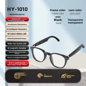 AI Smart Glasses for Calls, Music, AI Translation, Sports Riding, Anti-Blue Light, Touch Control