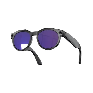 AI Smart Glasses with Built in Camera Waterproof Wireless Eyewear for Music Call Video Recording & Photo Recognition