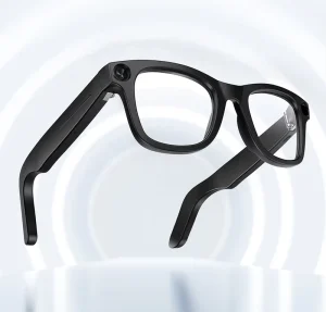 AI Smart Glasses with Camera, AI Voice Control and Real-Time Translation for Vlogging and Cycling