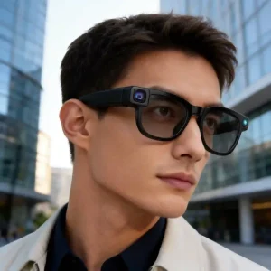 AI Smart Googles Eyewear Outdoor Travel Daily Use Real Time Translation OEM Camera Shooting Voice Assistant Smart Eyewear