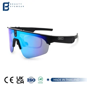 AI Smart Wireless Music and Call Sunglasses Manufacturer Durable Cycling Running Outdoor Sports Eyewear