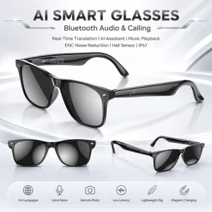 AI Translation Glasses Real Time Voice Video Interpreting Free Offline Model Smart Language Assistant Travel Business