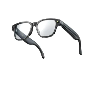 AI Translation Smart Glasses with Open-Ear Headset HD Camera Photo Video Recording Hands-Free Call for Business Meetings