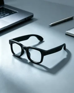 AI Wearable Eyewear with 138-Language Support, Camera, Bluetooth, Voice Control, and HD Video Capture