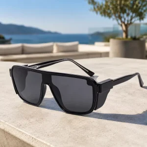 ANSI Z87.1 Cycling PC Lens Side Shield Safety Sunglasses for Men and Women