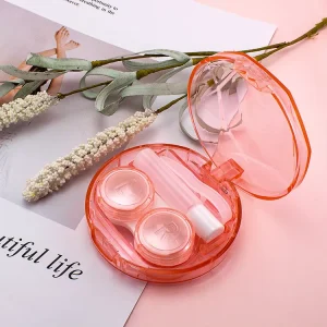 AS Plastic Color Contact Lens Case Storage Box