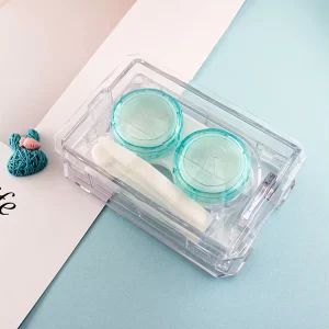 AS Plastic Travel Kit for Contact Lenses and Eyeglasses with Tweezers