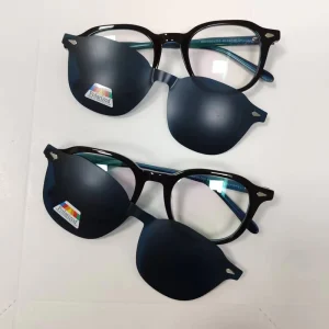 Acetate Clip-On Polarized Sunglasses Frames