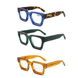 Acetate Eyeglasses Frames Men Glasses Frames Oversized Classic Optical Glasses Women Glasses Manufacturer Eyewear Sunglasses