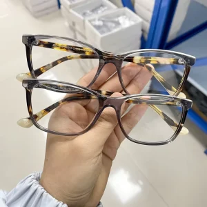 Acetate Full-Rim Eyeglass Frames for Unisex