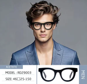 Acetate Full-Rim Optical Frames for Adults with Prescription Lenses