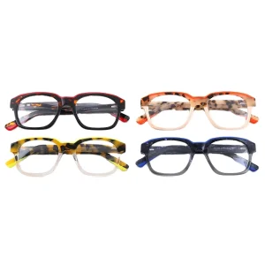 Acetate Handmade Square Optical Eyeglass Frames for Women