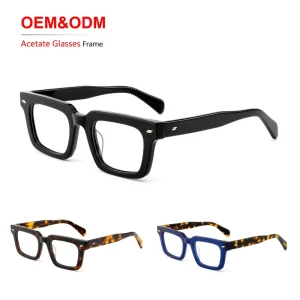 Acetate Luxury Fashion Blue Light Blocker Unisex Eyewear Optical Glasses Frame Anti Blue Light Eyeglasses OEM High end