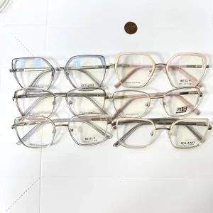 Acetate Multi-Color Plastic Optical Eyeglass Frames with Animal-Inspired Design for Unisex