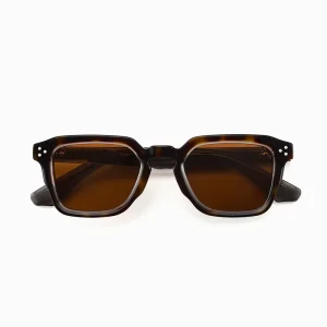 Acetate Polarized Square Frame Sunglasses Unisex