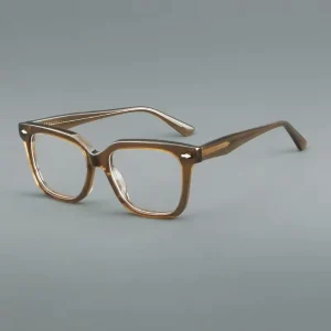 Acetate Retro Optical Frames Personalized Presbyopic Lenses Eyewear