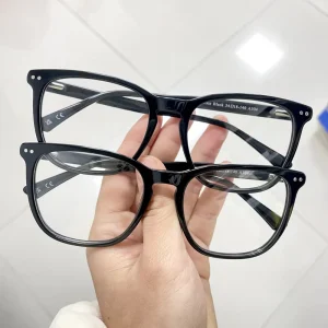 Acetate Solid Full-Rim Square Optical Frames for Men and Women