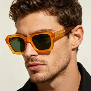 Acetate Sunglasses with UV Protection, for Women and Men