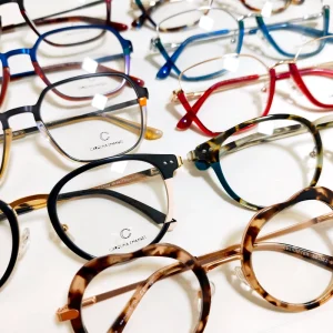 Acetate and Metal Optical Eyeglass Frames Simple Pattern